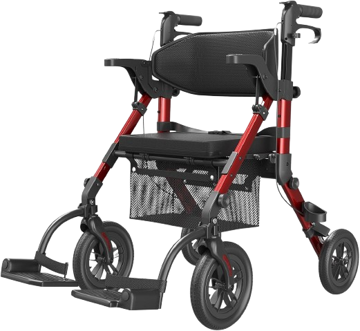Wheelchairs for Adults, Rollator Walker with Seat
